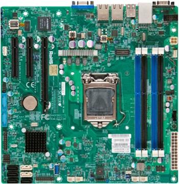 !BAZAR! X10SLL-F iC222,S1150,PCI-E8v16g3,E8,E4v8,2GbE,4DDR3, 6sATA,mATX,bulk