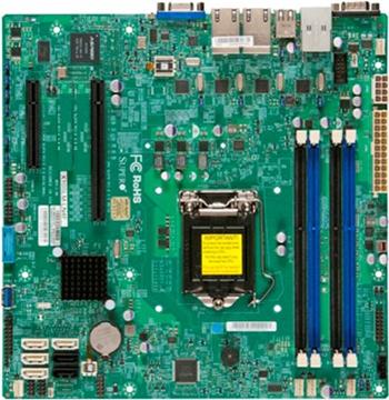 !BAZAR! X10SLM+-LN4F iC224,S1150,PCI-E8v16g3,E2v8,4GbE,4DDR3, 6sATA,mATX,bulk