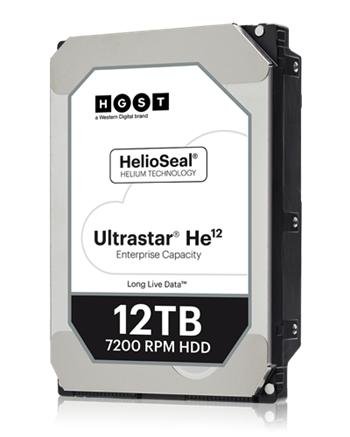 12TB WDC Ultrastar He12/HC520 - 7200rpm, sATA3, 512e, 256MB, (ISE) 3,5"