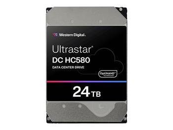 24TB WDC Ultrastar HC570 - 7200rpm, SAS3, 512e/4kn, 512MB ArmorCache, OptiNAND (SE) 3,5"