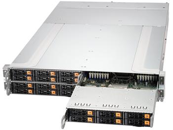 2U4N GrandTwin 211GT-HNTR 4×(S-E(350W), noLAN/gtIO,6SFF/NVMe5, 16DDR5, 2AIOM, 2M.2, IPMI, rPS (80+TIT), L9