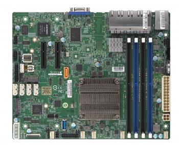 A2SDV ATX Atom C3758 (QAT, 25W, 8c@2,2GHz, pas.), PCI-E4,8×1GbE,4DDR4-2400,M.2,5sATA, IPMI~