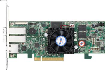 Areca1883x (LSI3108) SAS3RAID(0/1/5/6/10/50/60) 2×8644,exp:256,2GB,PCI-E8g3,LP