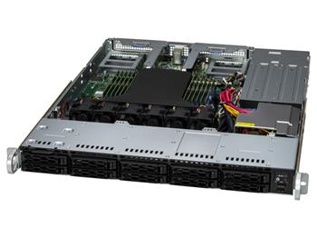 CloudDC 1115CS-TNR 1U SP5(400W), noLAN, 10SFF/NVMe5, 2M.2, 12DDR5, 2AIOM,2PCI-E16g5, IPMI, RoT, rPS 800W (80+PLAT)