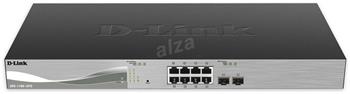 D-LINK DGS-1100-10TS Řízený (smart) switch 8×10GbE-T, 2×SFP+ (10GbE)