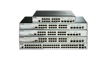 D-LINK DGS-1510-20 Řízený (smart) switch 16×1GbE,2×SFP(1GbE),2×SFP+ (10GbE)