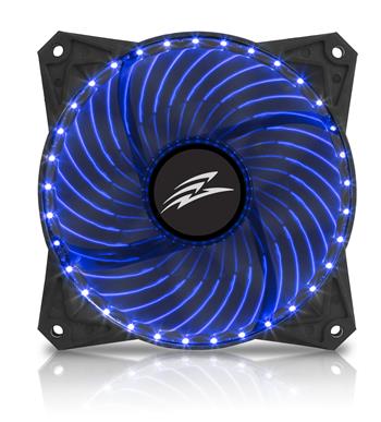 EVOLVEO 12L2BL, ventilátor 120mm, 33 LED, modrý, 3pin