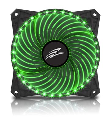 EVOLVEO 12L2GR ventilátor 120mm, 33 LED, zelený, 3pin