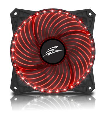 EVOLVEO 12L2RD ventilátor 120mm, 33 LED, červený, 3pin