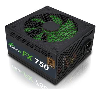 EVOLVEO FX 750, zdroj 750W ATX, 14cm, tichý, 80+ bronze, bulk