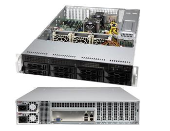 LA25TQC-R609LP 2U,eATX13, 8sATA/SAS3, slimDVD(opt), LP,rPS 600W (80+PLAT),černé