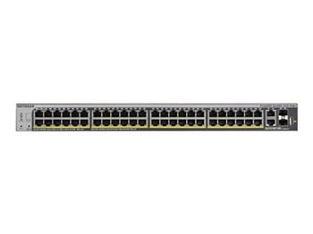 NETGEAR ProSafe S3300-52X-PoE+ (GS752TXP) řízený switch 48×1GbE PoE, 2×10GbE-T,2×SFP+(10GbE)