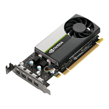 nVidia T400 (384 CudaCores, 2GB GDDR6, PCI-E16g3 LP,1slot, 3mDP, 30W), aktivní chlazení