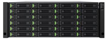 QSAN XCubeSAN XS3324 4U,iSCSI SAN,24×SAS3, 8×10GbE SFP+,volitelně:FC16/32/25G/10GbE-T, DualCntrl,rPS