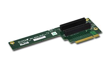 R2UU-2E4R (2U UIO RC) - 2×PCI-E4 v E8 pravý (X8DTU,X9DBU,X9SPU)