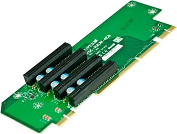 RSC-R2UW-4E8 - riser card 2U WIO->4×PCI-E8g3 levý