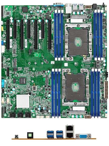 S7100GM2NR 2S-P,4PCI-E16(GPU),3-E8, 2GbE, 2M.2,14sATA3,12DDR4-3200,IPMI