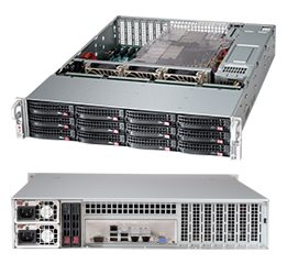 SC826BAC4-R920LP 2U eATX13 4NVMe/sATA/SAS, 8sATA/SAS (3×SFF-8643)+2SFF,noCD,rPS 920W (80+PLAT)