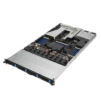 Server RS700-E11-RS4U/10G 1U,2S-E(350W),2×10GbE-T, 4PCI-E16/E8(g5)/OCP3, 32DDR5,4NVMe5/sATA, IPMI,rPS 1,6kW (80+TIT)