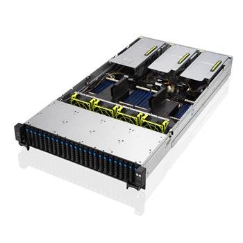 Server RS720-E10-RS24U/10G 2U,2S-P+(270W),2×10GbE-T, 9PCI-E16/E8(g4) 32DDR4,24NVMe4/SFF, IPMI,rPS 1,6kW (80+ Plat)