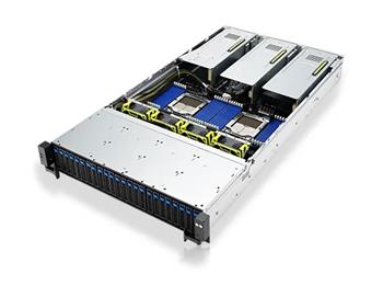 Server RS720A-E12-RS24U/10G 2U,2S-SP5(400W), 2×10GbE-T,9PCI-E16/8(g5), 24DDR5, 24NVMe4(2PLX), IPMI, rPS 2k6W (80+TIT)