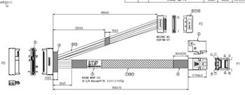 SFF-8643 --> SFF-TA-1001 U.2 - 55cm , vč.napájení 45cm (SATA konektor) - pro U.2 NVMe bez backplane