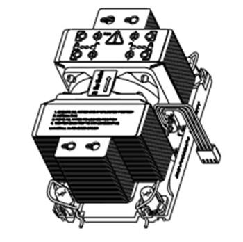 SNK-P0088AP4 Aktivní 2U heatsink pro 1P/2P LGA4677 (Socket E) - X13