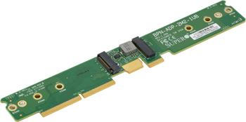 Supermicro BPN-ADP-2M2-1UB - Adapter 2×NVMe/sATA M.2 (2242/2280) pro 2029BT-HNR/HNC0R