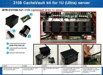 Supermicro BTR-CV3108-1U1 - SuperCap (CacheVault) Kit pro SAS RAID (LSI3108) do 1U-ULTRA/113/116/119/815/819 - ne813