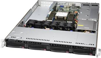 SuperServer 510P-WTR 1U S-P+(270W) 2×10GbE-T, 4LFF, 8DDR4, 2PCI-E16g4, E16g4LP, M.2, IPMI, rPS (80+PLAT)