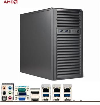 SuperWorkstation 3015A-I tower AM5 (170W), 2×1GbE, 4sATA, 2M.2, 2PCI-E16g5, 1E4g4, 4DDR5, IPMI, 668W (80+PLAT)