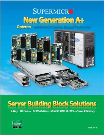 Tištěný katalog Supermicro - New Generation A+ 2012, 40 stran