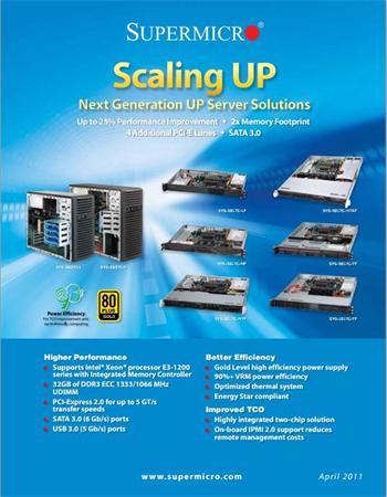 Tištěný katalog Supermicro - Scaling UP, 4 strany