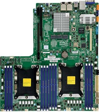 X11DDW-NT 2S-P,WIO,PCI-E48(g3)+mezz,2×10GbE-T, 14sATA3,M.2, 4NVMe, 12DDR4-2933,IPMI