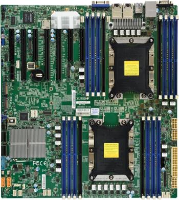 X11DPH-T 2S-P, 3PCI-E16(g3),4-E8,2×10GbE-T, 10sATA3, 2×M.2, 16DDR4-2933,IPMI, bulk