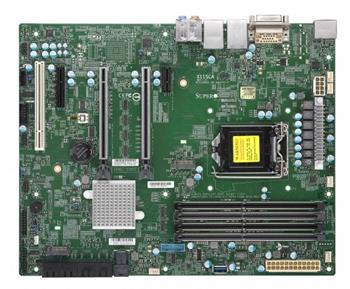 X11SCA C246,LGA1151-2, 2PCI-E16g3,E4,PCI,2GbE,4DDR4, 8sATA3, 2M.2, 2DP,1DVI, audio