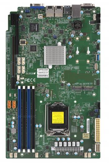 X11SCW-F iC246,LGA1151-2, WIO,2GbE,4DDR4-2666, 2M.2, 6sATA, 2M.2, IPMI~