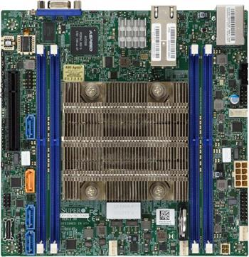 X11SDV mITX Xeon D-2123IT(60W,4c@2,2GHz, pas.), PCI-E8,2×10GbE-T, 4DDR4, 4sATA+4sATA/1NVMe, IPMI~