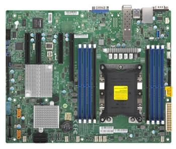 X11SPH-nCTPF 1S-P,0/1PCI-E16,2/3-E8,4-E8g3,E4v-E8, 2×10GbE SFP+, 10sATA3, 8SAS3, 2NVMe, M.2, 8DDR4-2933,IPMI