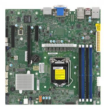 X12SCZ-F W480,LGA1200, PCI-E16g3,E4v8,E4, 2GbE,4DDR4-2933, 4sATA3, M.2, 2DP,1DVI, audio, IPMI, mATX~