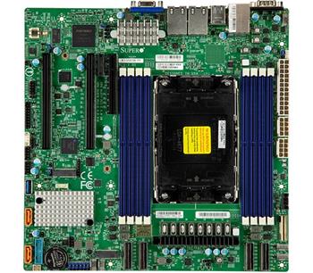 X13SEM-TF mATX S-E(350W), 2PCI-E16g5, 1-E8g5, 2×10GbE-T, 2M.2, 10sATA3, 8NVMe5, 8DDR5-4800, IPMI